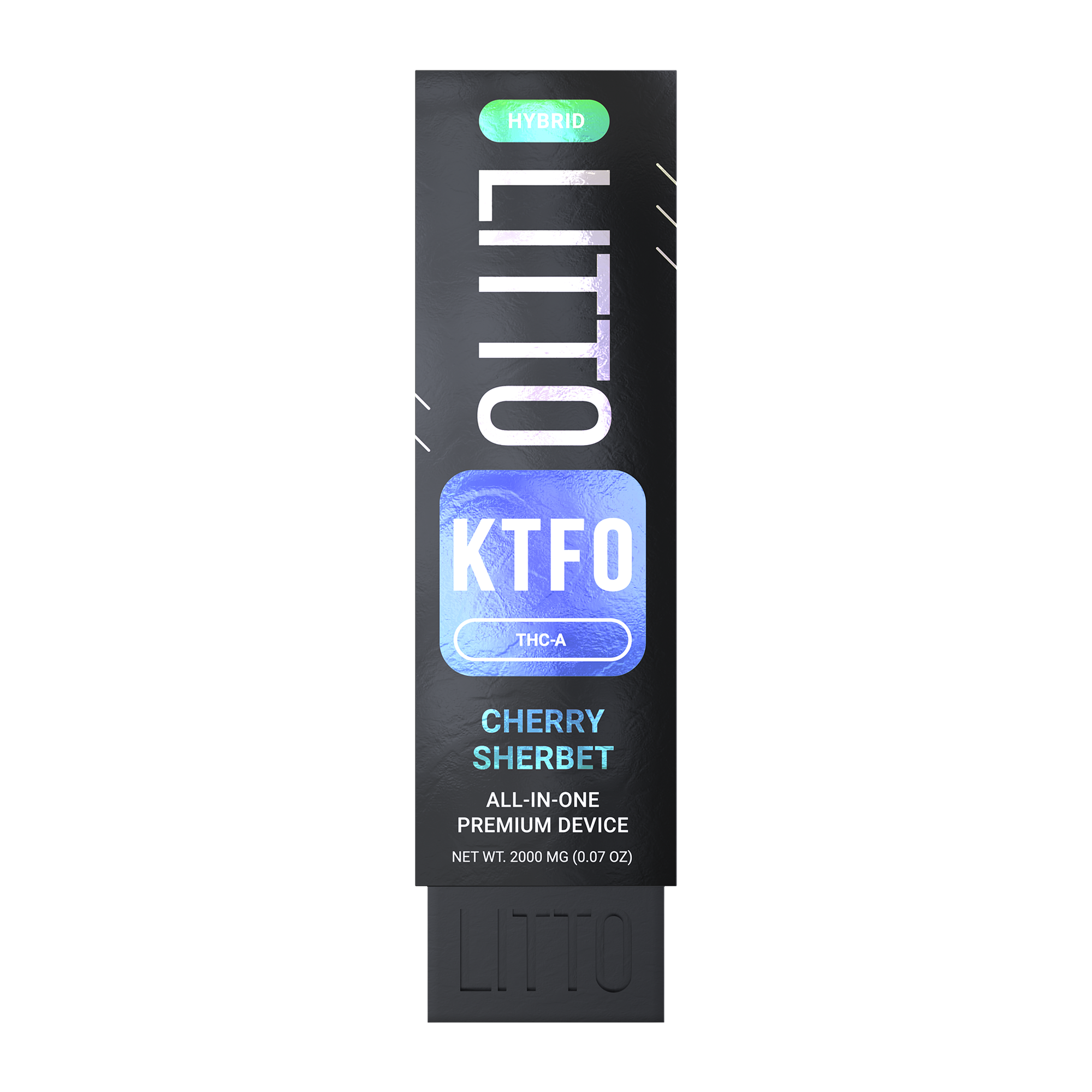 LITTO KTFO THC-A All-In-One 2G in Cherry Sherbet