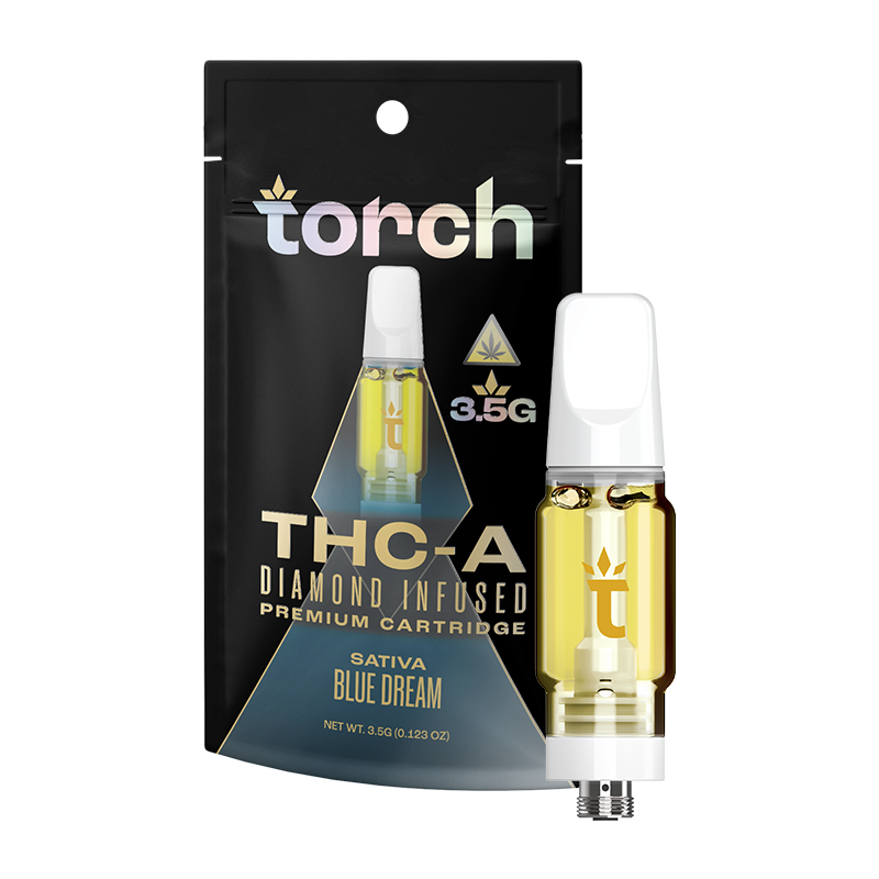 Torch Live Rosin Diamond 3.5G Disposable in Blue Dream