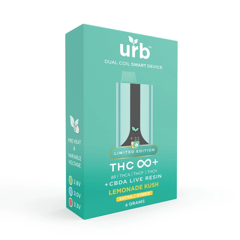URB THC Infinity+ Disposable 6ML in Lemonade Kush